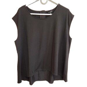 NWT 525 America Born in Brooklyn Black Shell Tank Top Size XL fits 1X